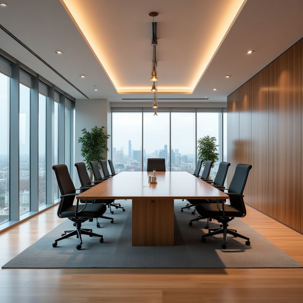 Modern ofis çalışma alanı